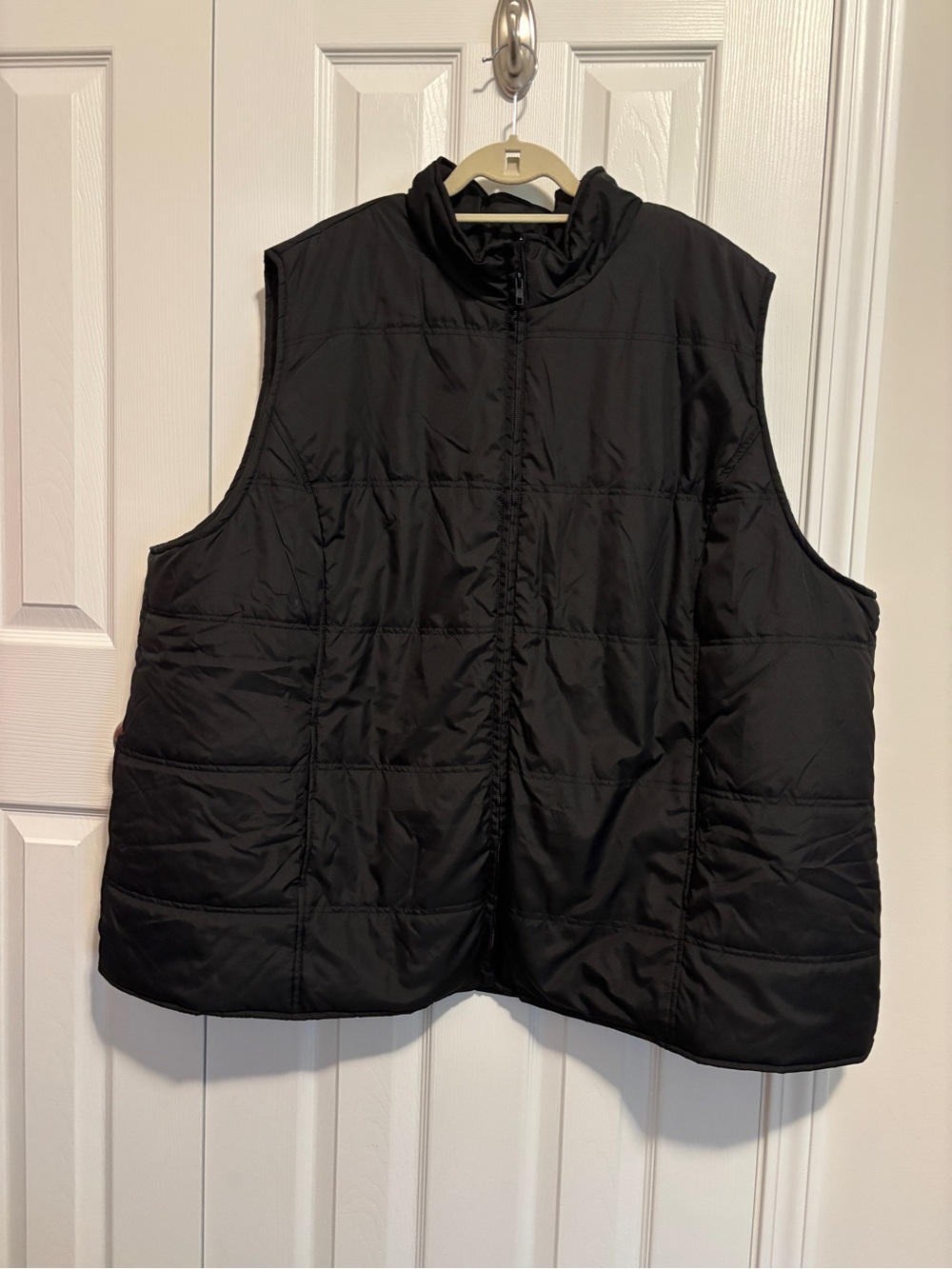 Woman Within Black Quilted Puffer Vest - Cozy Layering